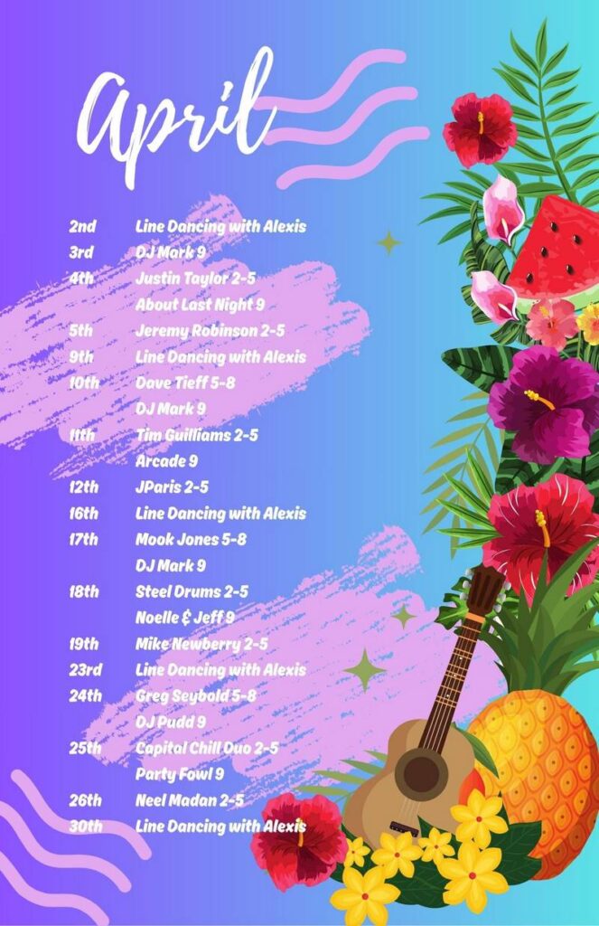 April Music and events